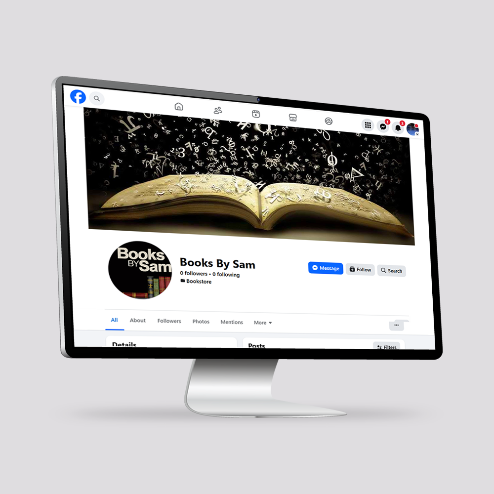 Books by Sam - Facebook Banner