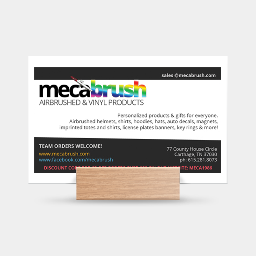 Meca Brush - Business Card